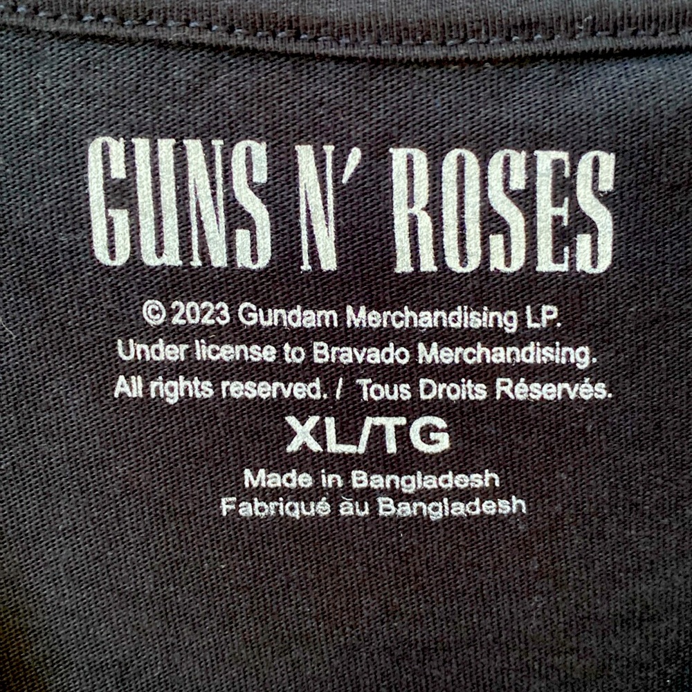 Guns N' Roses Retro Graphic T-Shirt - Size Extra Large XL - NWT - Picture 3 of 3
